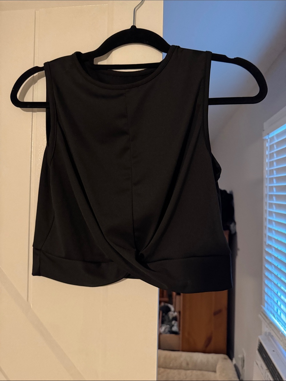 Twist-Front Crop Top